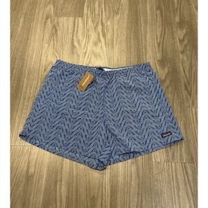 Patagonia Blue Patterned Women's Shorts